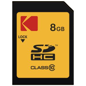 کارت حافظه کداک SDHC 8GB 20MB/12MB Class 10
