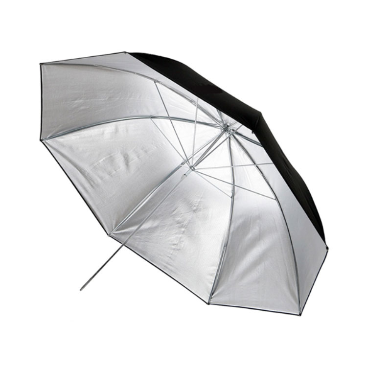 چتر 100 سانتی متری داخل نقره ای Photography silver umbrella