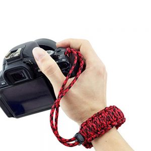 بند دوربین مچی ترنگ مشکی-قرمز مدل پاراکورد