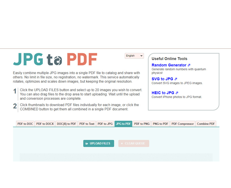 روش آنلاین تبدیل عکس به PDF