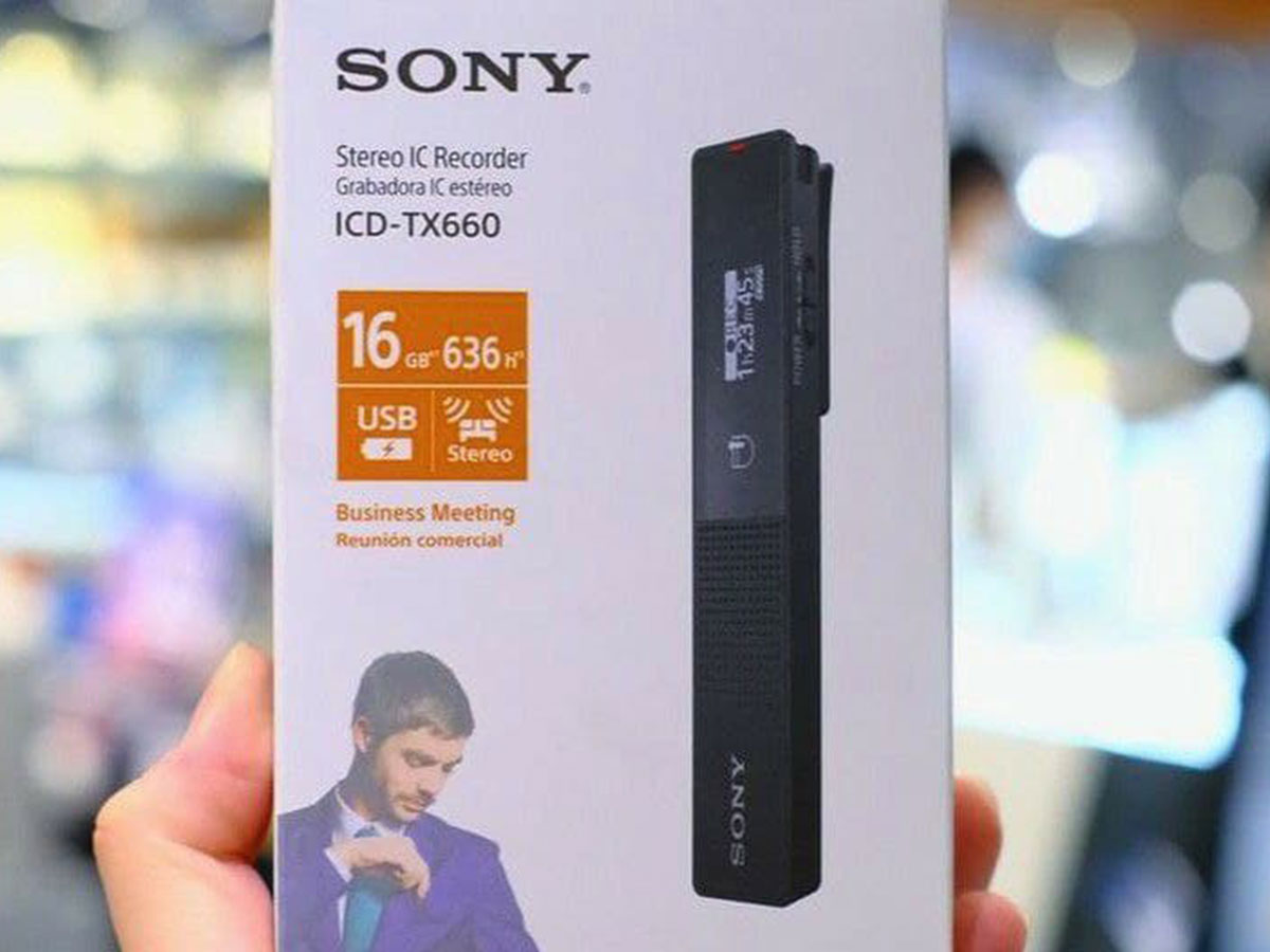 مشخصات رکوردر صدا سونی Sony ICD-TX660 Voice Recorder