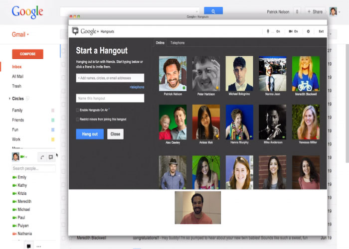 گوگل هنگ اوت Google Hangout