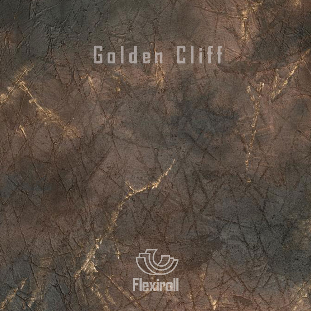 بک دراپ فلکسی رول طرح Golden Cliff