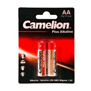 باتری قلمی 2 عددی آلکالاین پلاس کملیون Camelion Plus Alkaline AA Battery