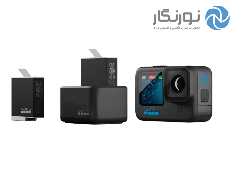 دوربین گوپرو GoPro HERO10 Black با شارژر دوبل و باتری اضافه