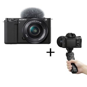 دوربین sony ZV-E10 kit 16-50mm همراه با دسته گریپ