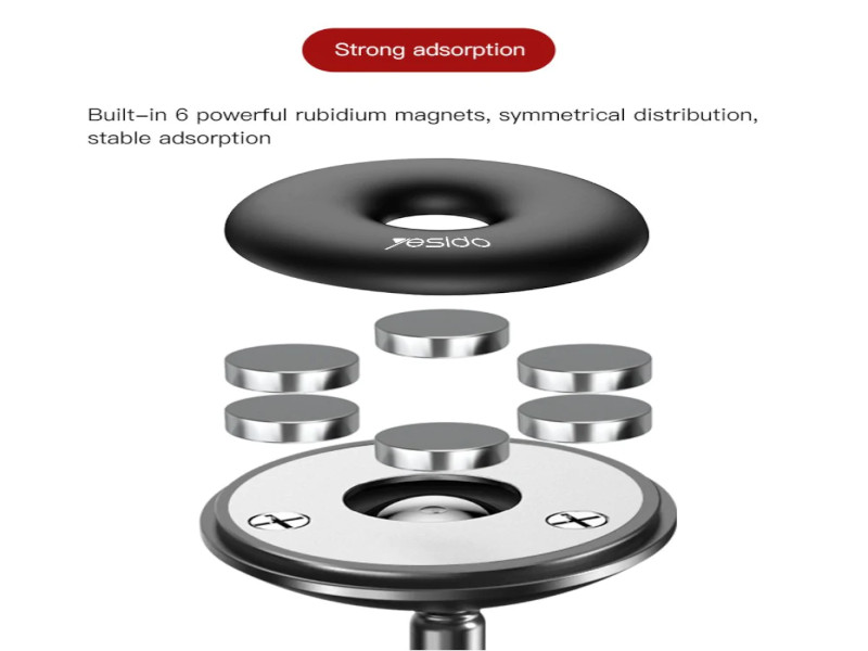 پایه مگنتی موبایل یسیدو مدل YESIDO C93