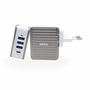 شارژر USB و Type C نیتو (4 پورت) مدل NT-TC19