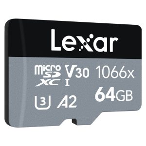 کارت حافظه لکسار Lexar 64GB Professional 1066x UHS-I microSDXC