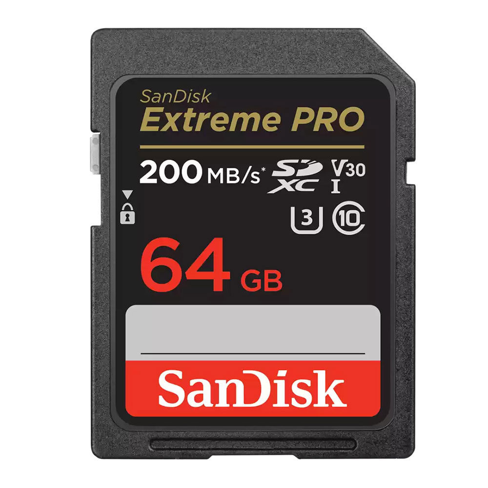 SanDisk 64GB Extreme PRO SDHC Card 200MB/s