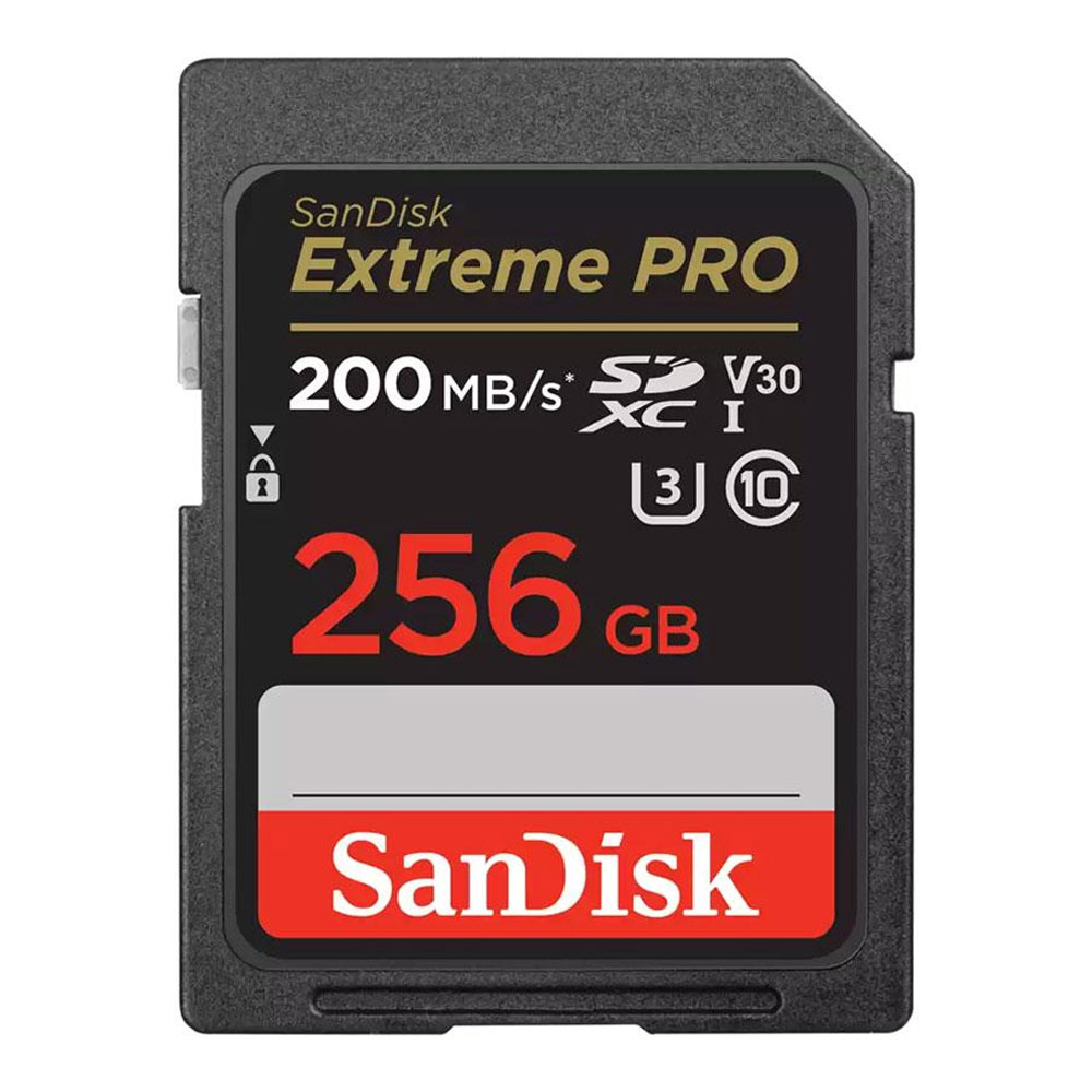 کارت حافظه سنديسک SanDisk 256GB Extreme PRO SDHC Card 200MB/s