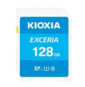 کارت حافظه SDXC کیوکسیا مدل EXCERIA کلاس 10 استاندارد UHS-1 سرعت 100MBps ظرفیت 128 گیگابایت