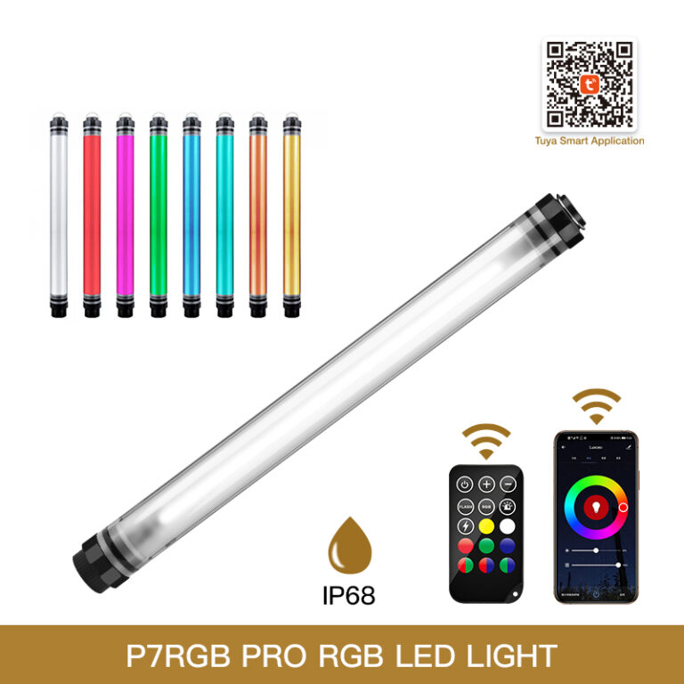نور باتومی ال ای دی LUXCEO P7 LED Video RGB