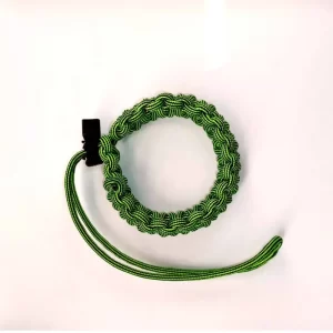 بند دوربین مچی سبز رگه مشکی Carpal strap