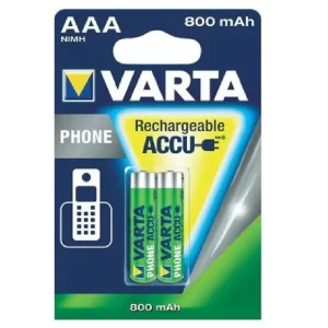 باتری نیم قلمی قابل شارژ وارتا Varta 800mAh Battery