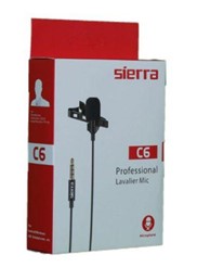 مهم­ترین ویژگی ­های فنی میکروفون یقه ای Sierra DC-C6 Microphone