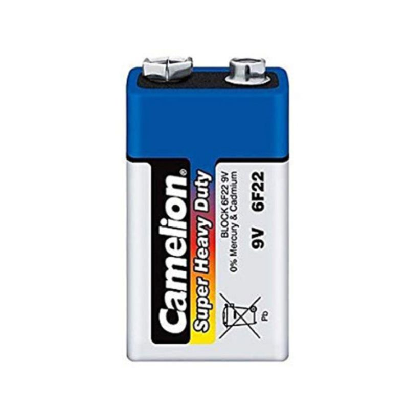 باتري 9 ولت کارتي معمولي کملیون Camelion 9V battery